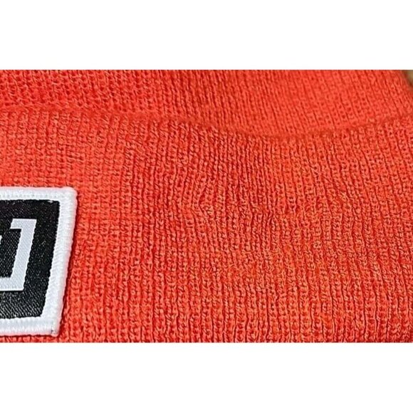 Fuse Stocking Cap Beanie Dear Pom Pom Orange - Picture 9 of 10